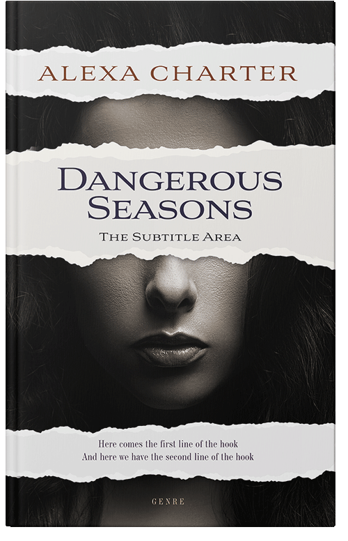 Front view of Premade Mystery & Thriller & Suspense Book Cover - Cod Gray