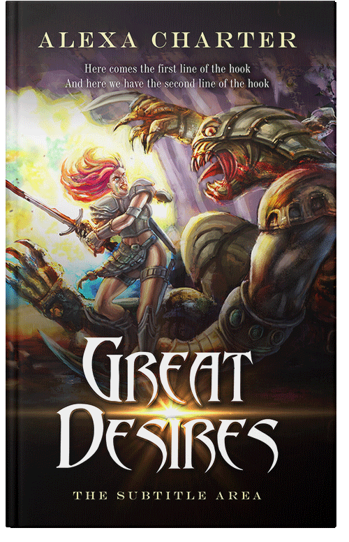 Front view of Premade Fantasy Book Cover - Pavlova