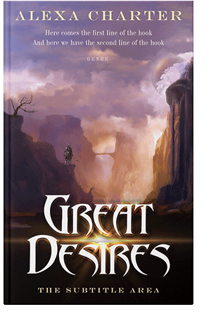 Pre Made Book Cover Cocoa Brown