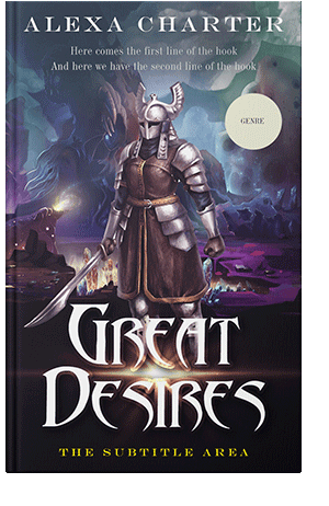 Pre Made Book Cover Blackcurrant