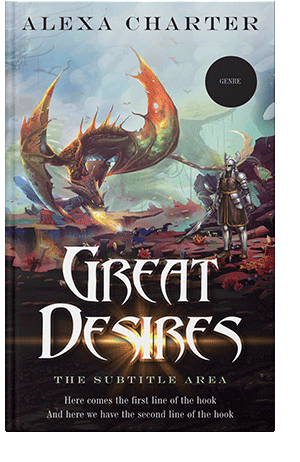 Pre Made Book Cover Cocoa Brown