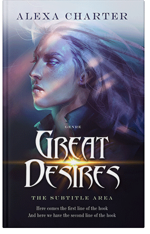 Premade Book Cover Steel Gray