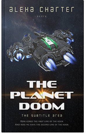 Premade Book Cover Shark