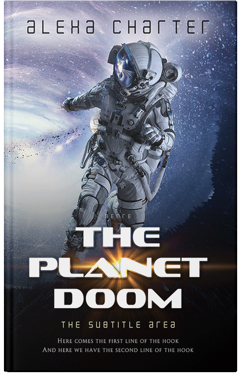 Front view of Premade Science Fiction Book Cover - Ghost