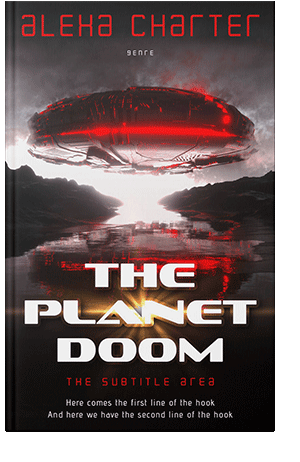 Pre Made Book Cover Petite Orchid