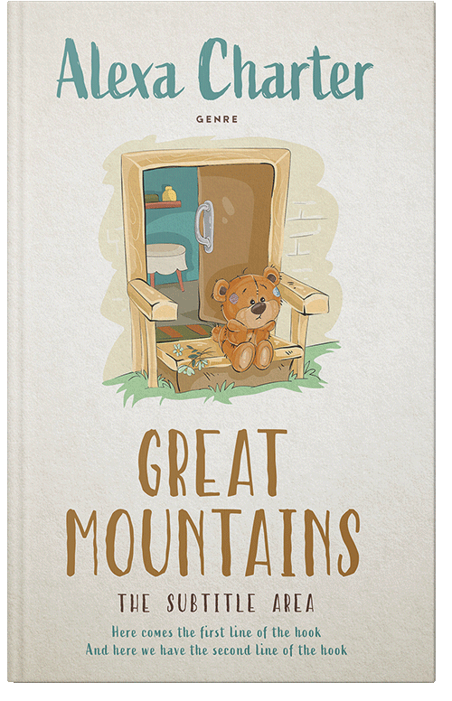 Front view of Premade Children's Book Cover - Pearl Bush