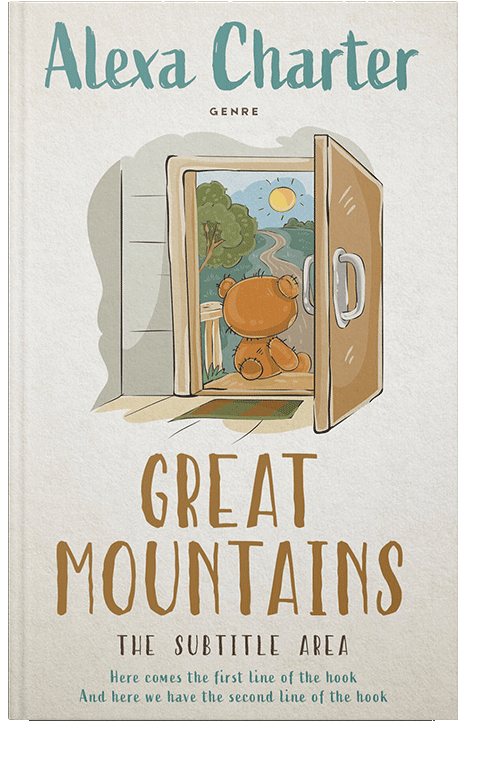 Front view of Satin Linen #21964 - Premade Teen & Young Adult Book Cover