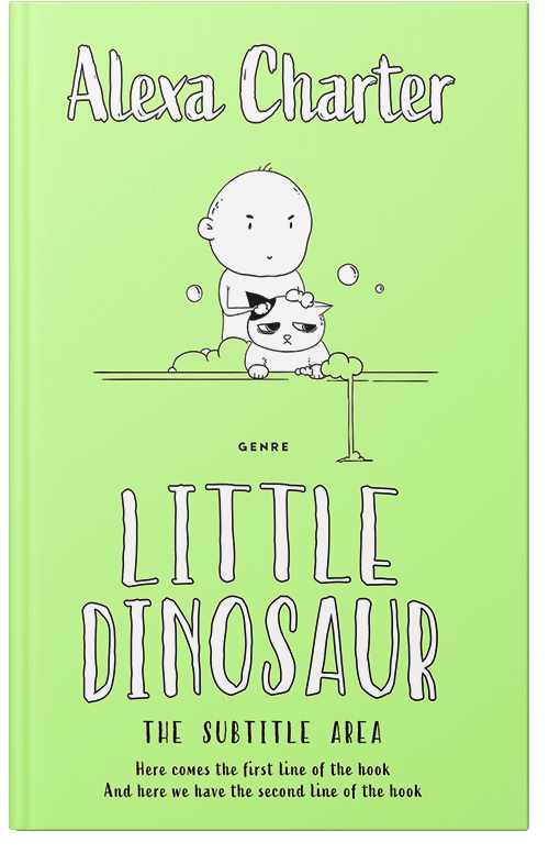 Front view of Premade Children's Book Cover - Gossip
