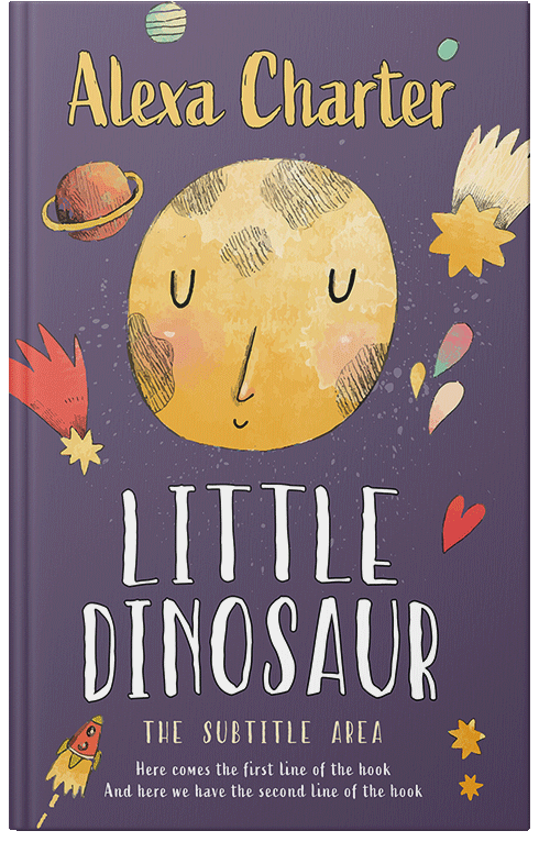 Front view of Premade Children's Book Cover - Smoky