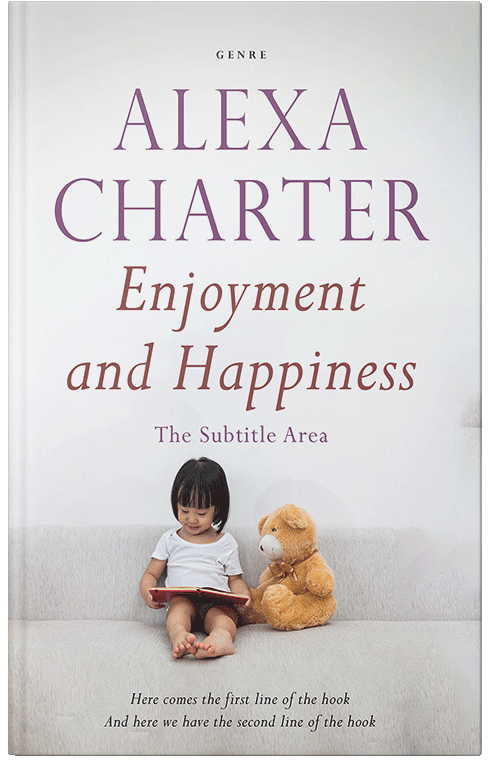 Front view of Premade Family & Parenting Book Cover - Bon Jour