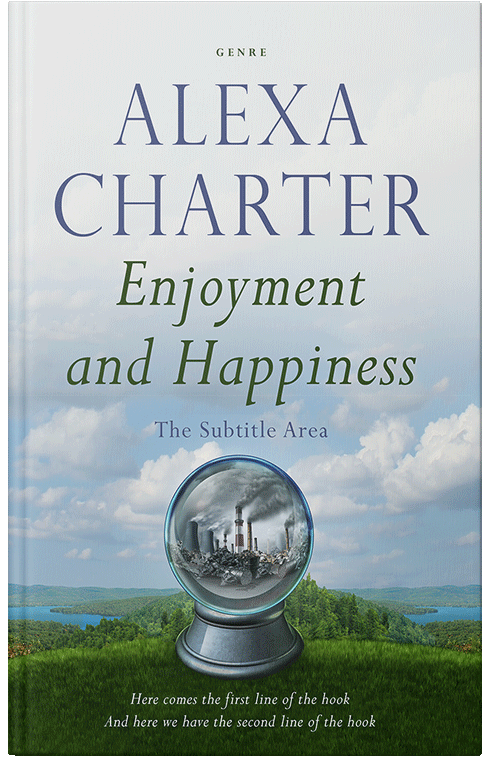 Front view of Premade Environment & Ecology Book Cover - Geyser