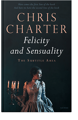 Pre Made Book Cover Ebony