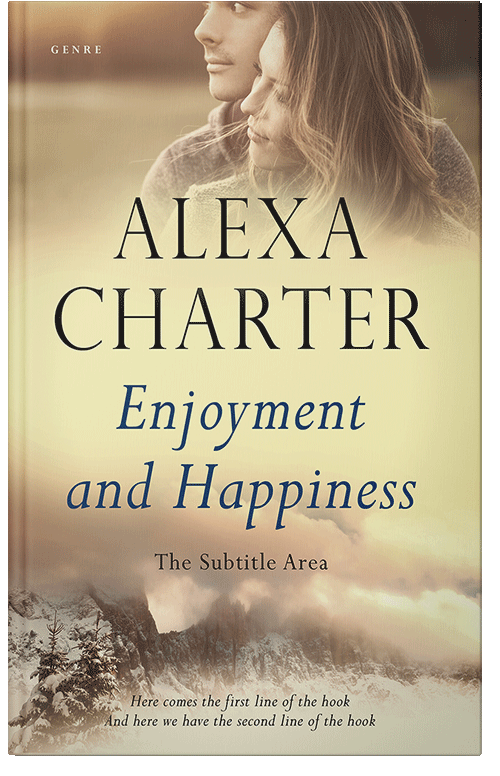 Front view of Premade Romance Book Cover - Hampton