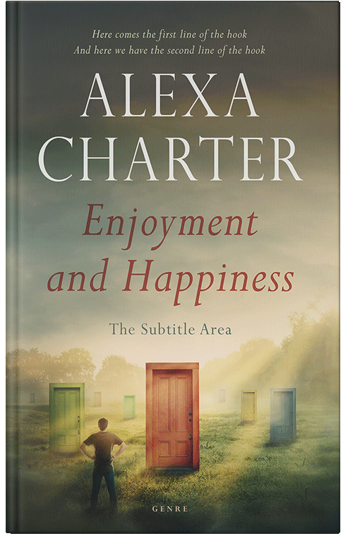 Front view of Premade Self-Improvement & Self-Help Book Cover - Crocodile