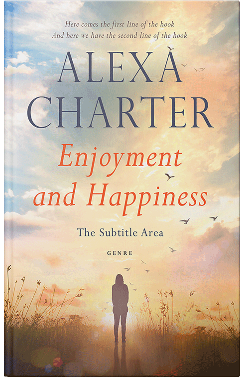 Front view of Premade Health & Mind & Body Book Cover - Double Spanish White