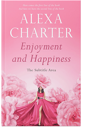 Pre Made Book Cover Lavender Pink