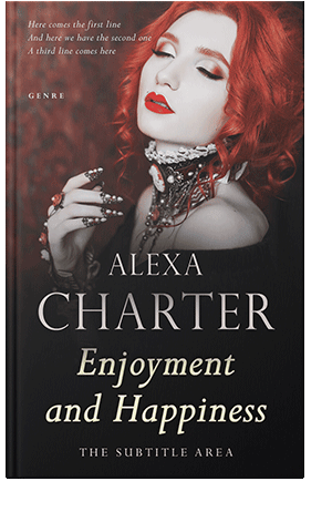 Pre Made Book Cover Cocoa Brown