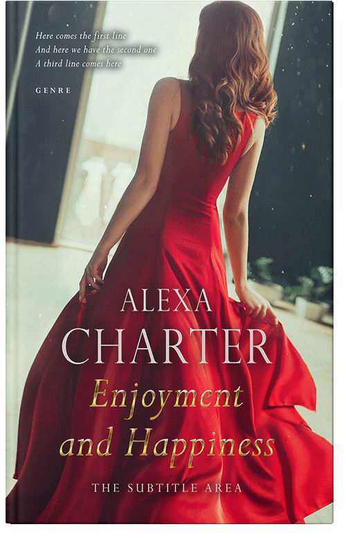 Front view of Premade Chick Lit Book Cover - Tana