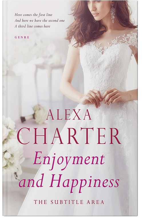 Front view of Premade Romance Book Cover - Ebb