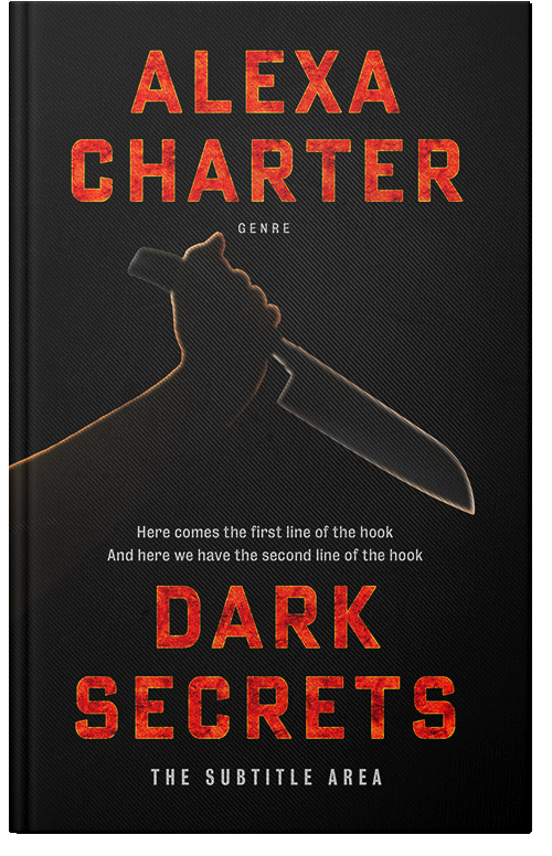 Front view of Premade Mystery & Thriller & Suspense Book Cover - Cod Gray