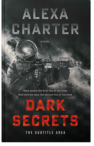 Premade Book Cover Outer Space