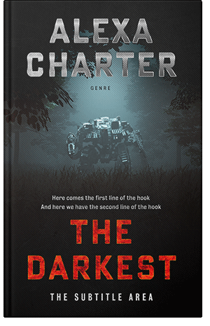 Premade Book Cover Shark