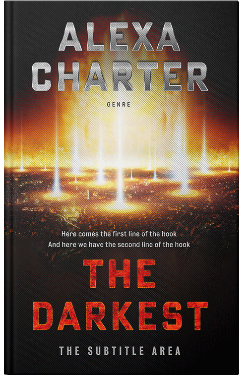 Front view of Premade Apocalyptica Book Cover - Eclipse