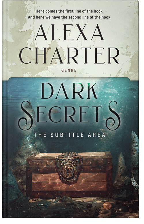 Front view of Premade Fantasy Book Cover - Moon Mist