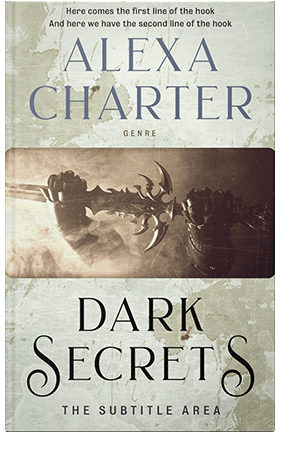 Pre Made Book Cover Moon Mist