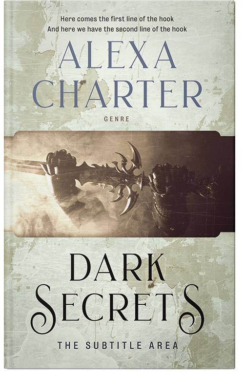 Front view of Premade Fantasy Book Cover - Moon Mist