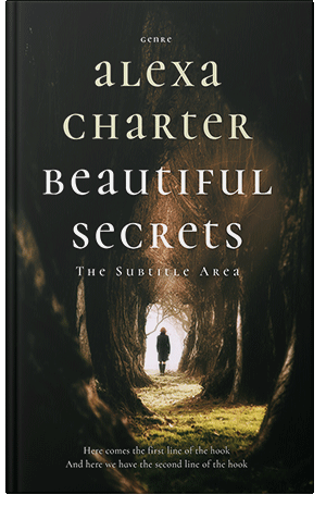 Premade Book Cover Hunter Green