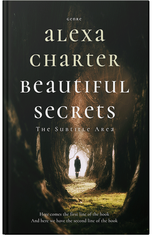 Front view of Premade Mystery & Thriller & Suspense Book Cover - Hunter Green