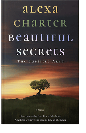 Pre Made Book Cover Cocoa Brown