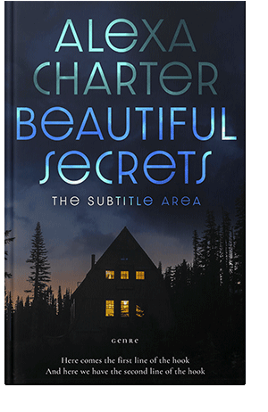 Pre Made Book Cover Ebony