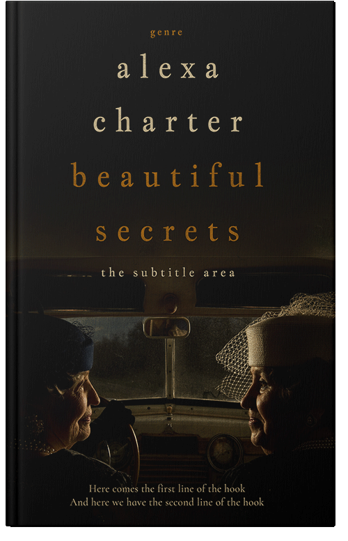 Front view of Premade Historical Book Cover - Night Rider