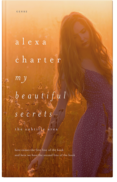 Front view of Premade Romance Book Cover - Hawaiian Tan