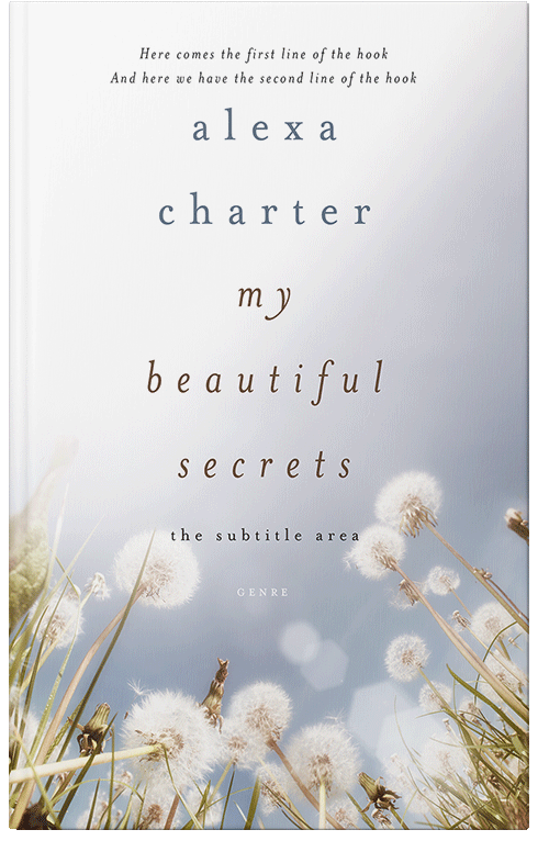 Front view of Premade Nature Book Cover - Iron