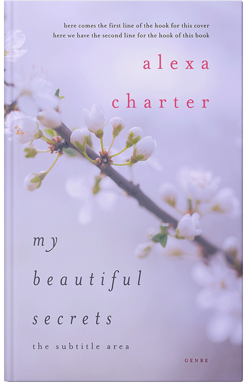 Front view of Premade Nature Book Cover - Prelude