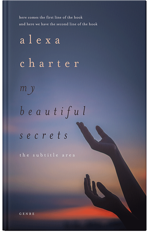 Front view of Premade Religion & Spirituality Book Cover - Comet