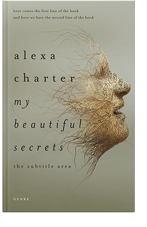 Pre Made Book Cover Gray Olive