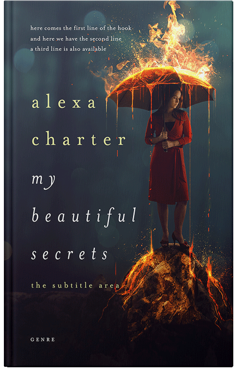 Front view of Premade Surreal Book Cover - Baltic Sea