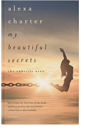 Pre Made Book Cover Tan