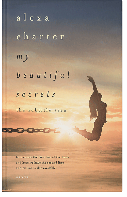 Front view of Premade Self-Improvement & Self-Help Book Cover - Tan