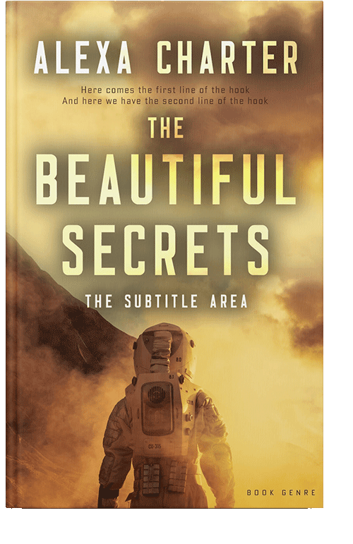 Front view of Apache #22095 - Premade Science Fiction Book Cover