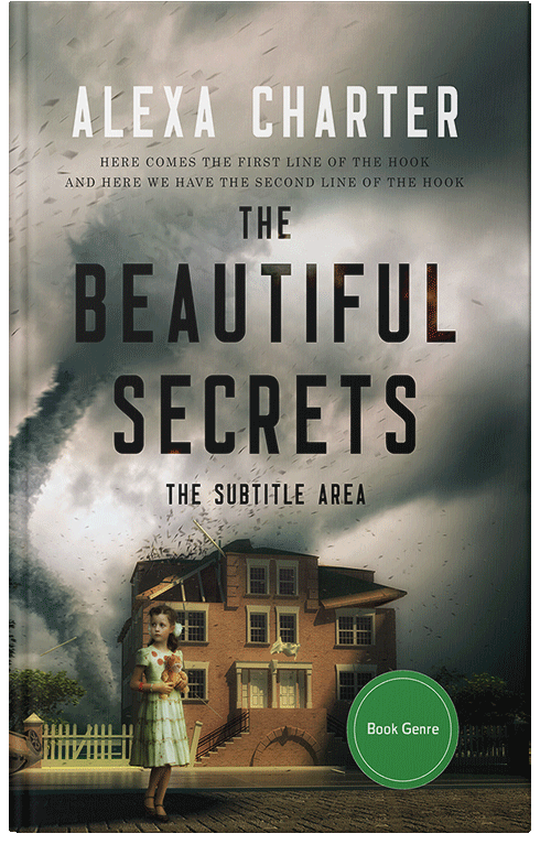 Front view of Premade Horror Book Cover - Napa