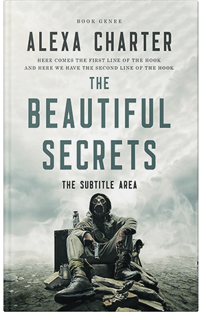 Premade Book Cover Outer Space