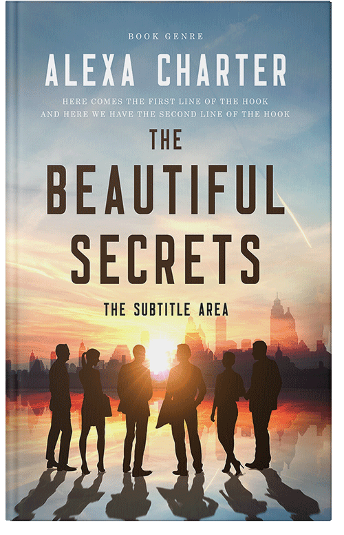 Front view of Premade Business Book Cover - Bone