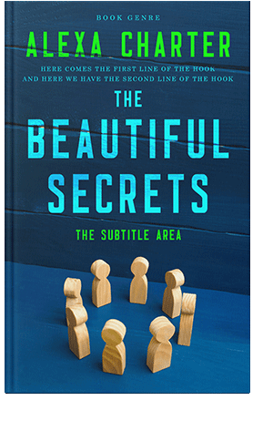 Pre Made Book Cover Blue Whale