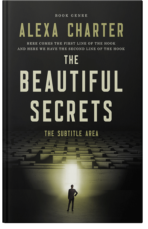 Front view of Premade Business Book Cover - Thistle Green