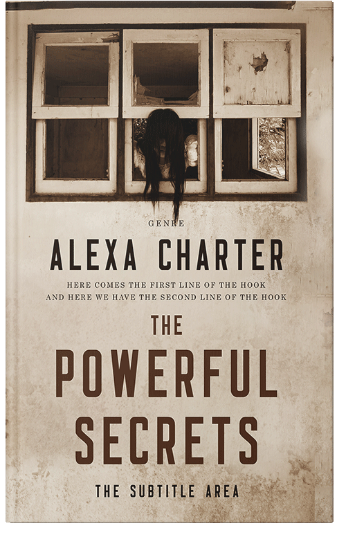 Front view of Premade Horror Book Cover - Akaroa